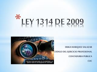 LEY 1314 DE 2009