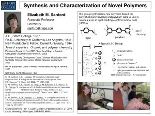Synthesis and Characterization of Novel Polymers