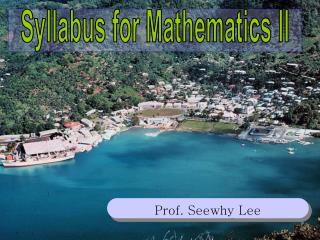 Prof. Seewhy Lee