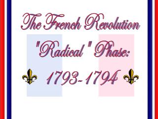 The French Revolution &quot;Radical&quot; Phase: 1793-1794