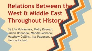 Relations Between the West &amp; Middle East Throughout History