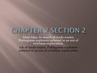 Chapter 2 Section 2