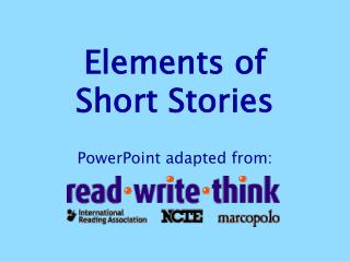 Elements of Short Stories