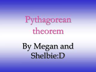 Pythagorean theorem