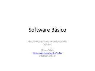 Software Básico