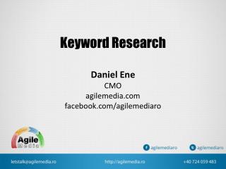 Keyword Research