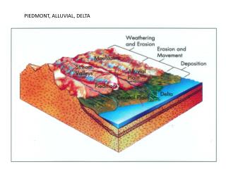 PIEDMONT, ALLUVIAL, DELTA