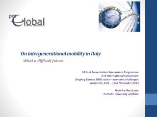 On intergenerational mobility in Italy