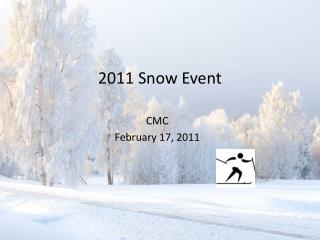 2011 Snow Event