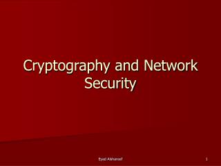 Cryptography and Network Security