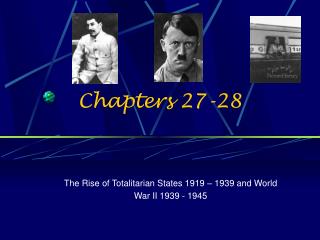 Chapters 27-28