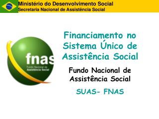 Ministério do Desenvolvimento Social Secretaria Nacional de Assistência Social