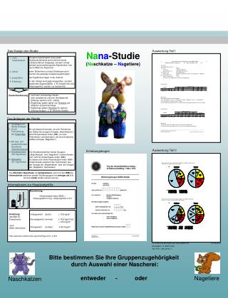 Na na -Studie ( Na schkatze – Na getiere)
