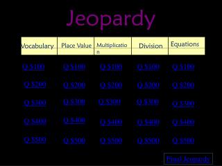 Jeopardy