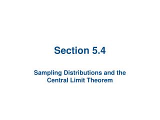 Section 5.4