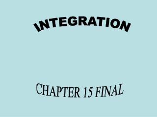 INTEGRATION