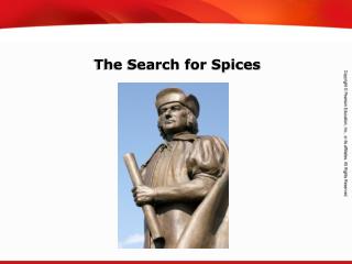 The Search for Spices