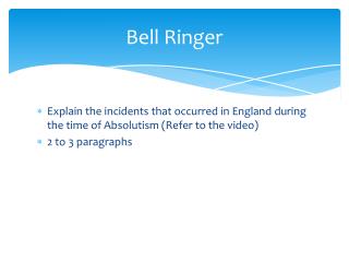 Bell Ringer