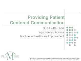 Providing Patient Centered Communication