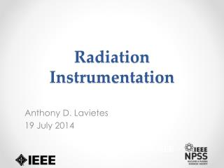 Radiation Instrumentation