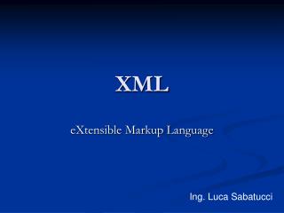 XML