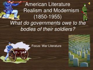 Focus: War Literature