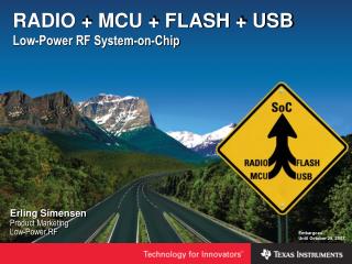 RADIO + MCU + FLASH + USB Low-Power RF System-on-Chip