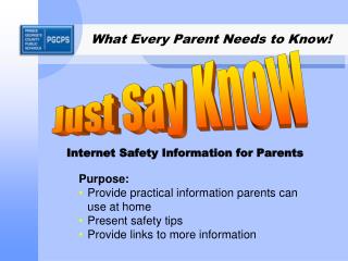 What Every Parent Needs to Know!