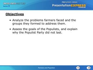 Analyze the problems farmers faced and the groups they formed to address them.