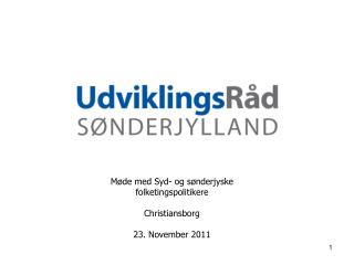 Møde med Syd- og sønderjyske folketingspolitikere Christiansborg 23. November 2011