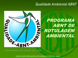 Qualidade Ambiental ABNT