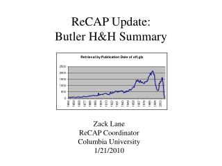 ReCAP Update: Butler H&amp;H Summary