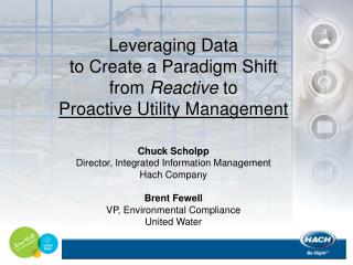 Leveraging Data to Create a Paradigm Shift from Reactive to Proactive Utility Management