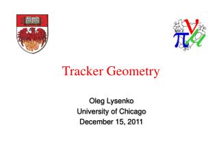 Tracker Geometry