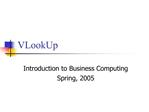 VLookUp