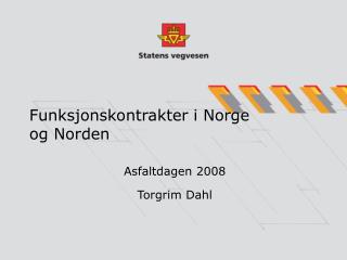 Funksjonskontrakter i Norge og Norden