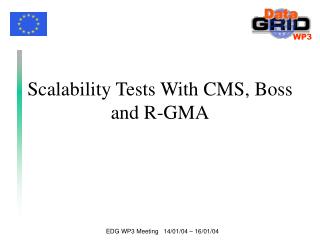Scalability Tests With CMS, Boss and R-GMA