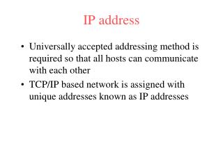 IP address