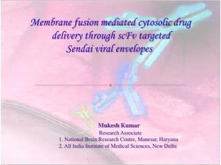 Mukesh Kumar Research Associate