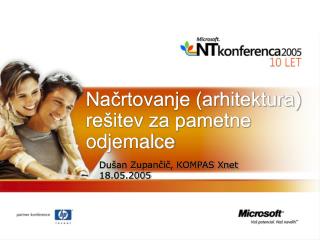 Načrtovanje (arhitektura) rešitev za pametne odjemalce