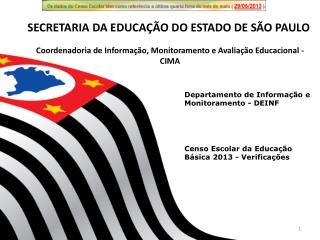 Departamento de Informação e Monitoramento - DEINF