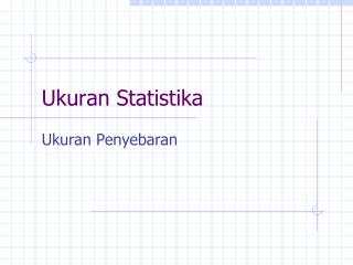 Ukuran Statistika