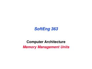 SoftEng 363
