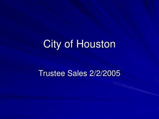 City of Houston