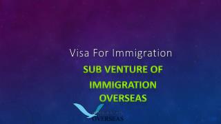 Avail immigration services for Canada