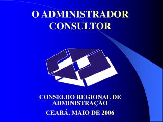 O ADMINISTRADOR CONSULTOR