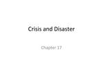 Crisis and Disaster