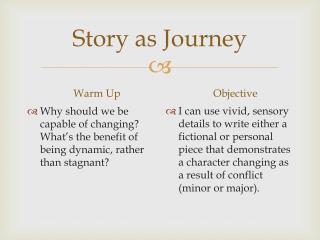 Story as Journey