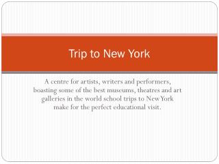 Trip to New York