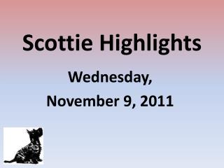 Scottie Highlights